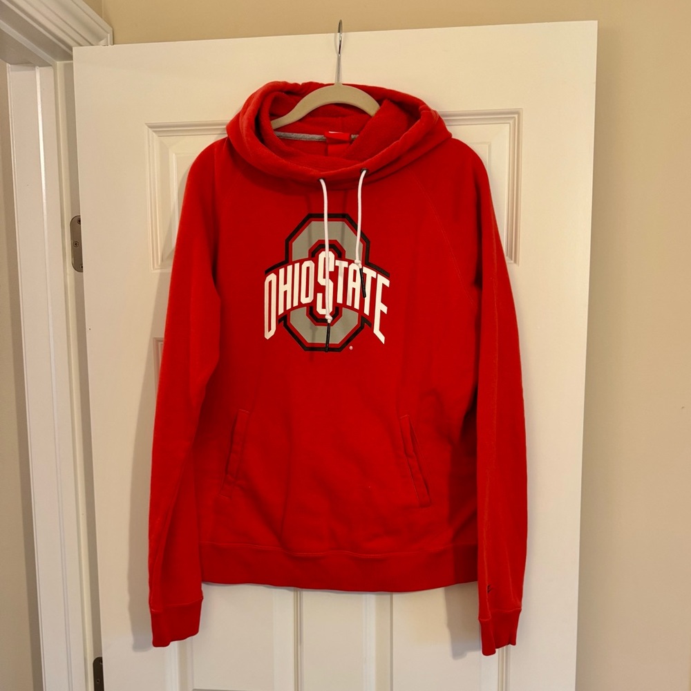 Nike Ohio State OSU Red Hoodie L